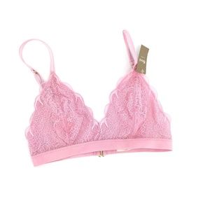 NEW Madewell Lace Liana Triangle Bra